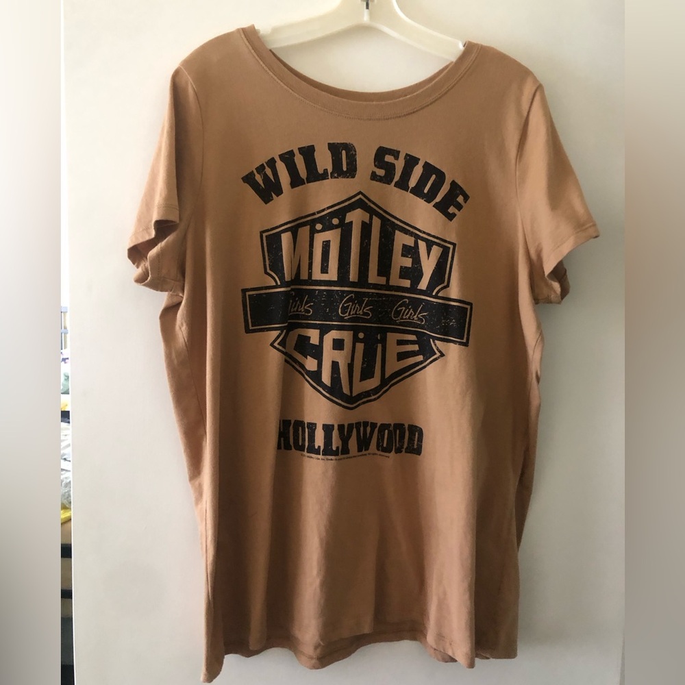 torrid Tan Motley Crue Wild Side Graphic Short Sleeve Tee